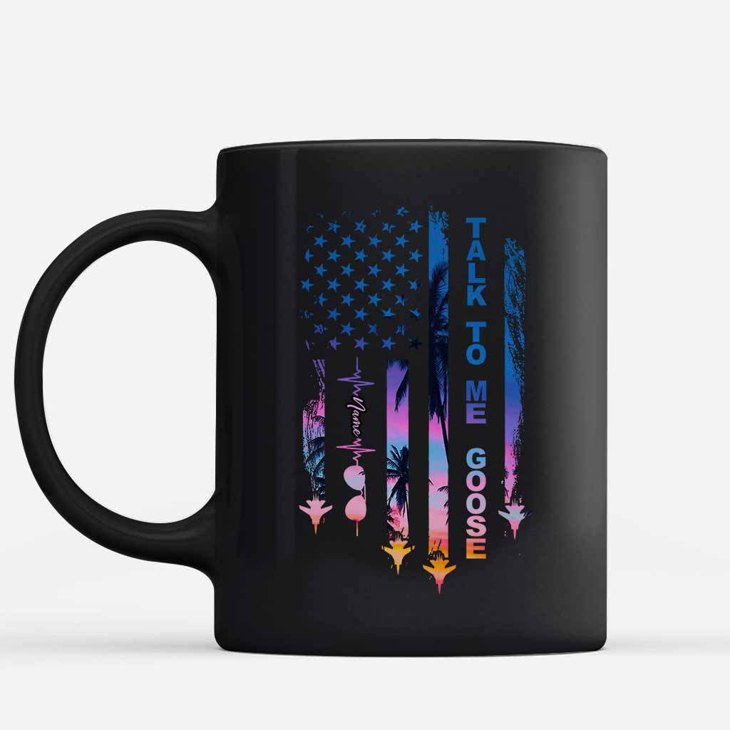 Personalized Independence Day Mug Custom Name Gift for Dad