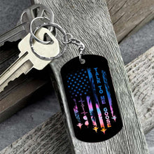 Load image into Gallery viewer, Personalized Independence Day Stainless Steel Keychain Gift
