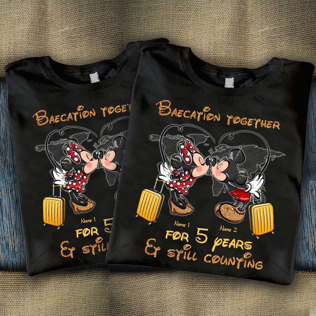 Personalized Couple Travel T-shirt & Hoodie Custom Name Gift