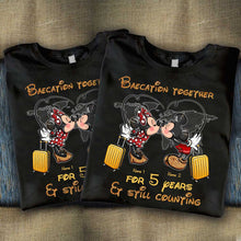 Load image into Gallery viewer, Personalized Couple Travel T-shirt &amp; Hoodie Custom Name Gift
