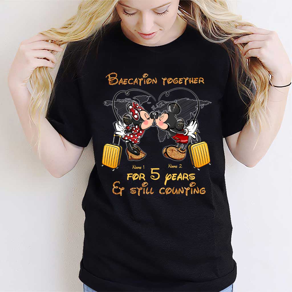 Personalized Couple Travel T-shirt & Hoodie Custom Name Gift