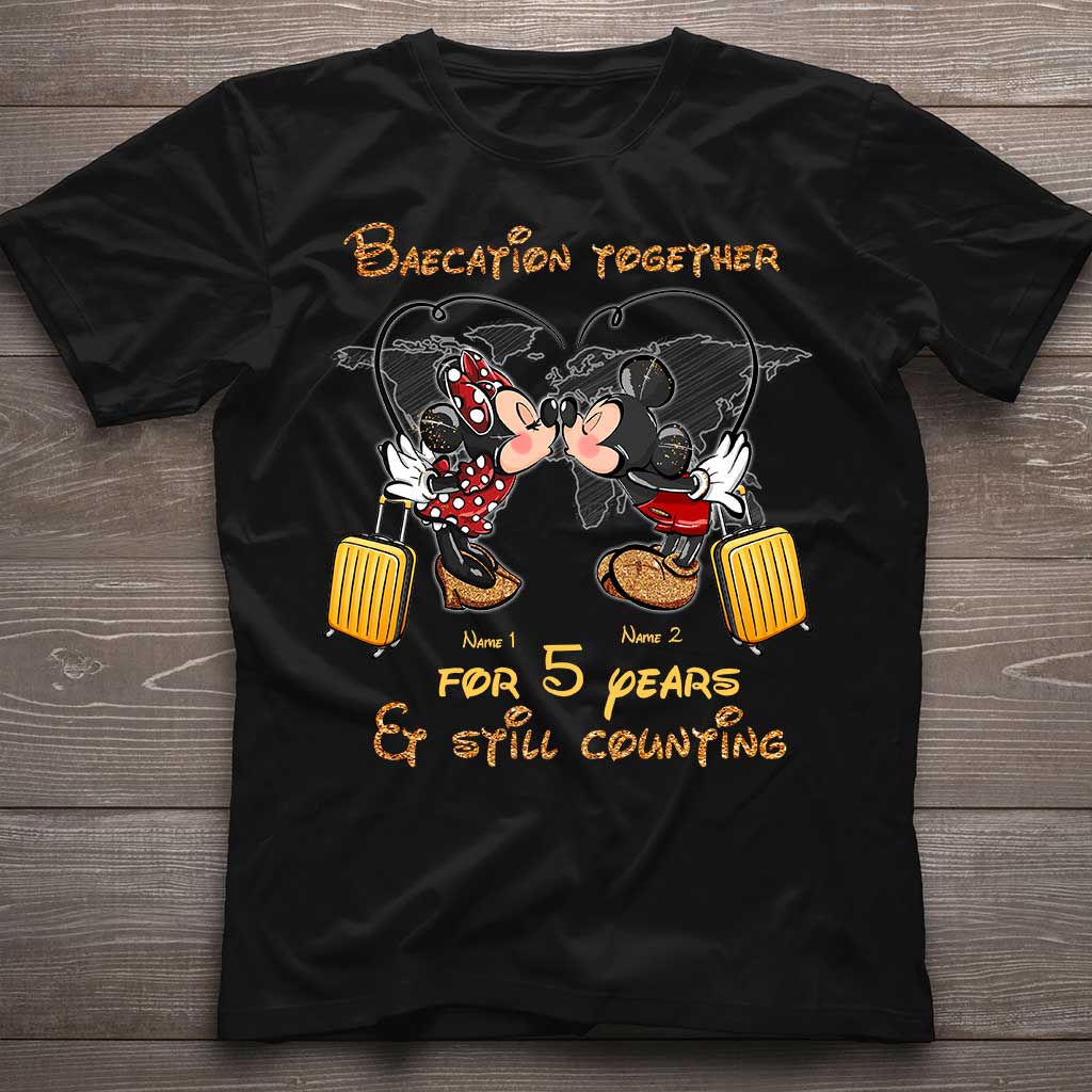 Personalized Couple Travel T-shirt & Hoodie Custom Name Gift