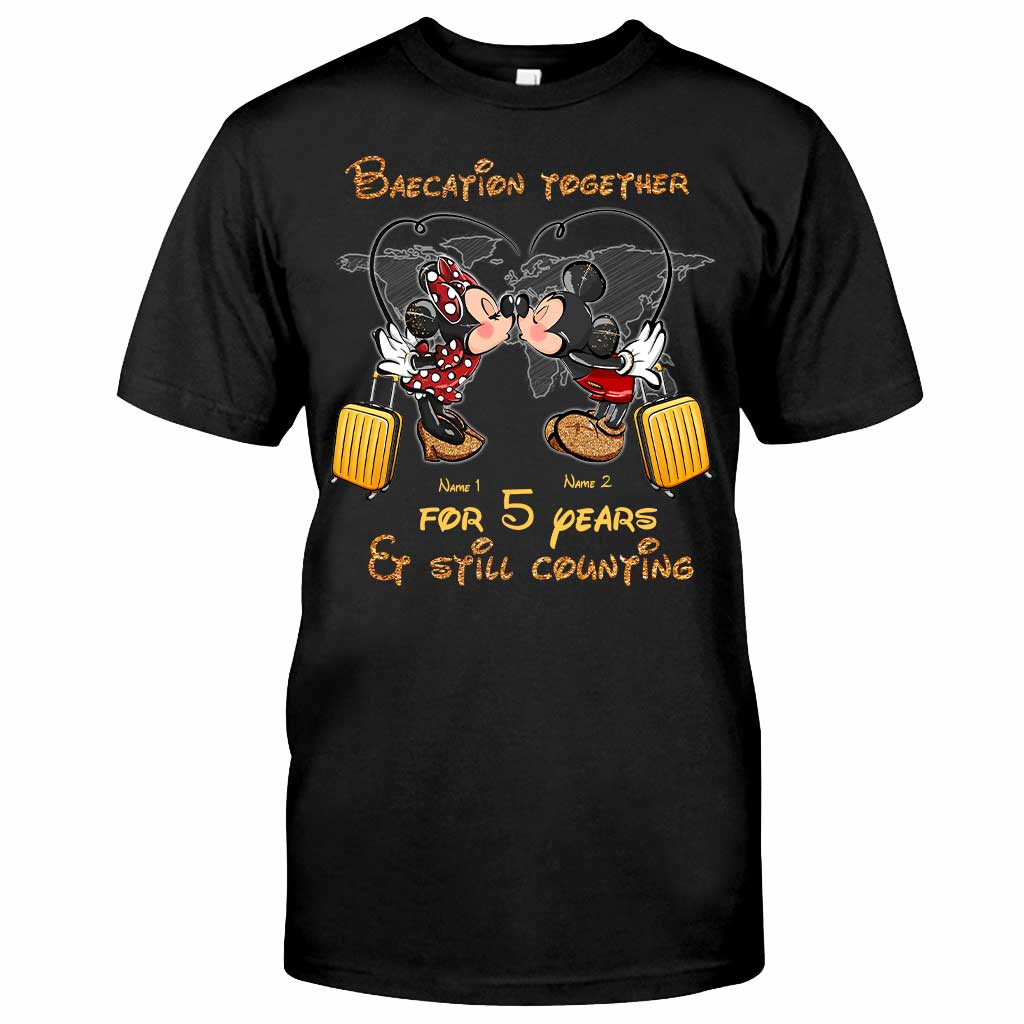 Personalized Couple Travel T-shirt & Hoodie Custom Name Gift