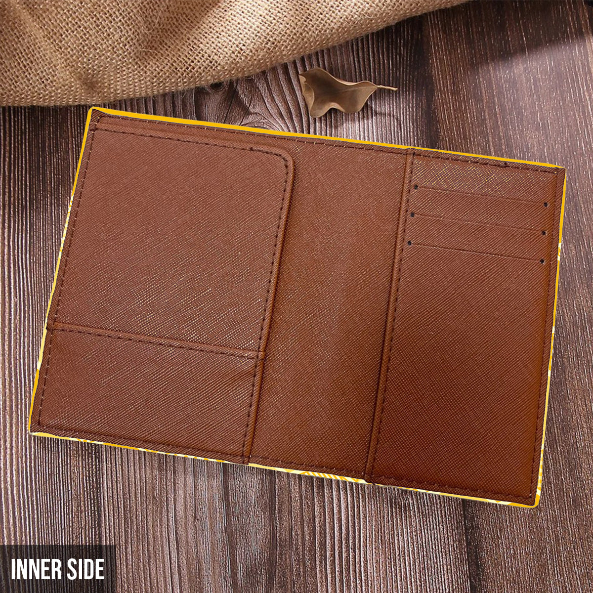 Personalized Leather Luggage Tag & Passport Holder Adventure Gift