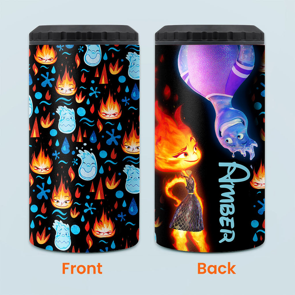 Personalized Can Cooler with Custom Name for Cold Drinks