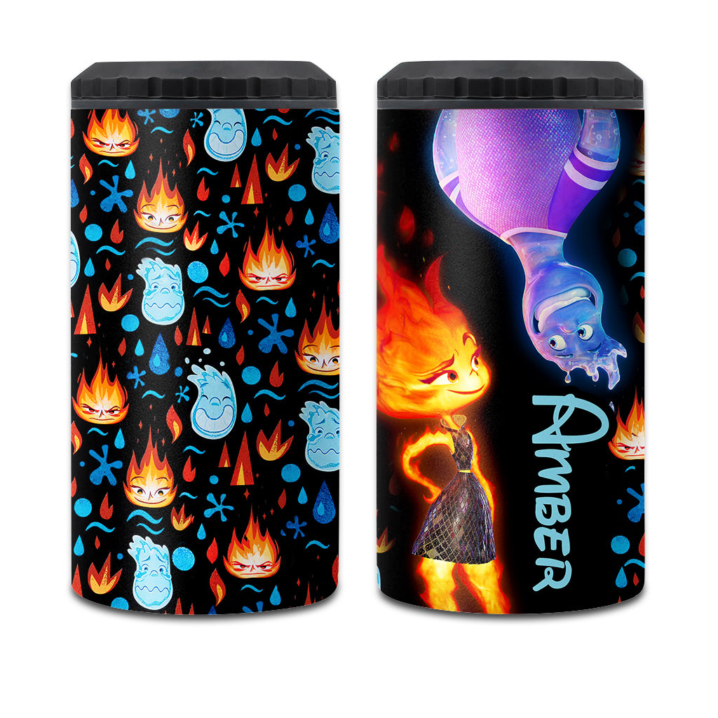Personalized Can Cooler with Custom Name for Cold Drinks