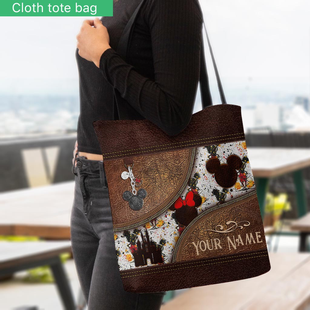 Personalized Mouse Design Tote Bag Custom Name Gift for All Occasions