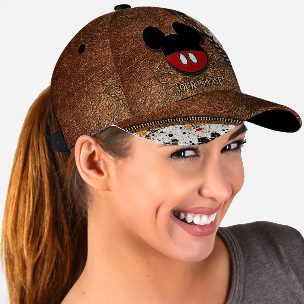 Personalized Classic Cap with Mouse Design for Birthday Gift
