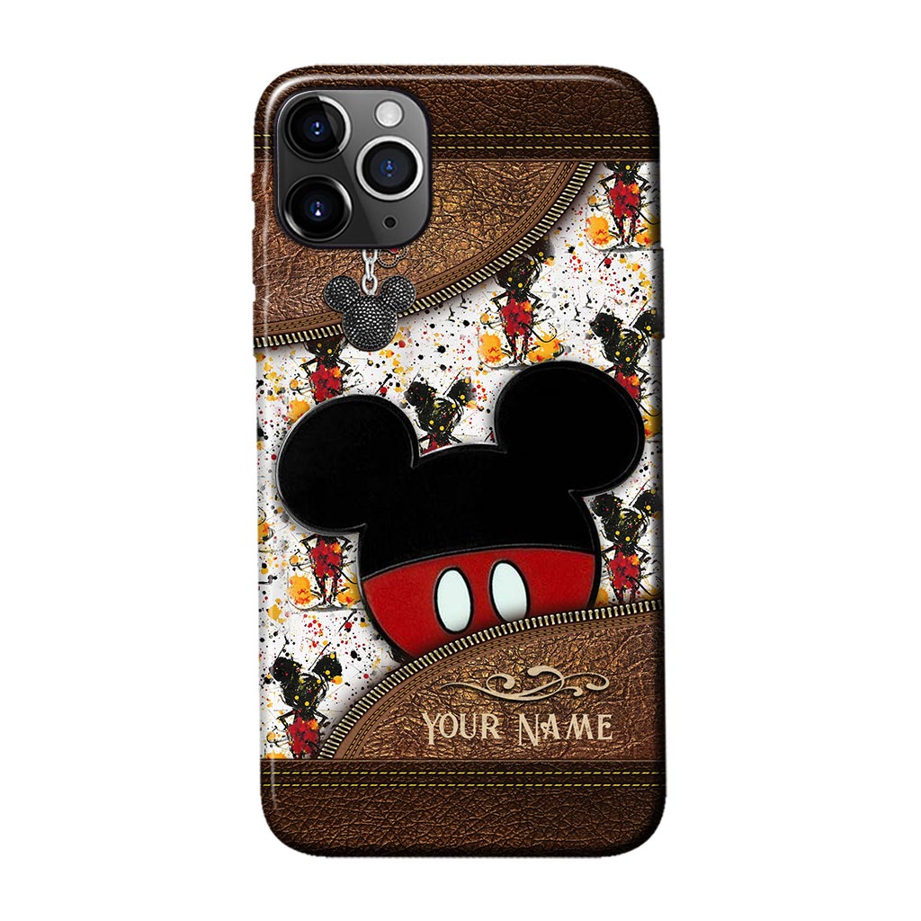 Personalized Mickey Mouse Phone Case Custom Name Gift