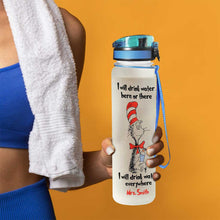 Load image into Gallery viewer, Personalized Teacher Water Tracker Bottle with Time Markers and Infuser

