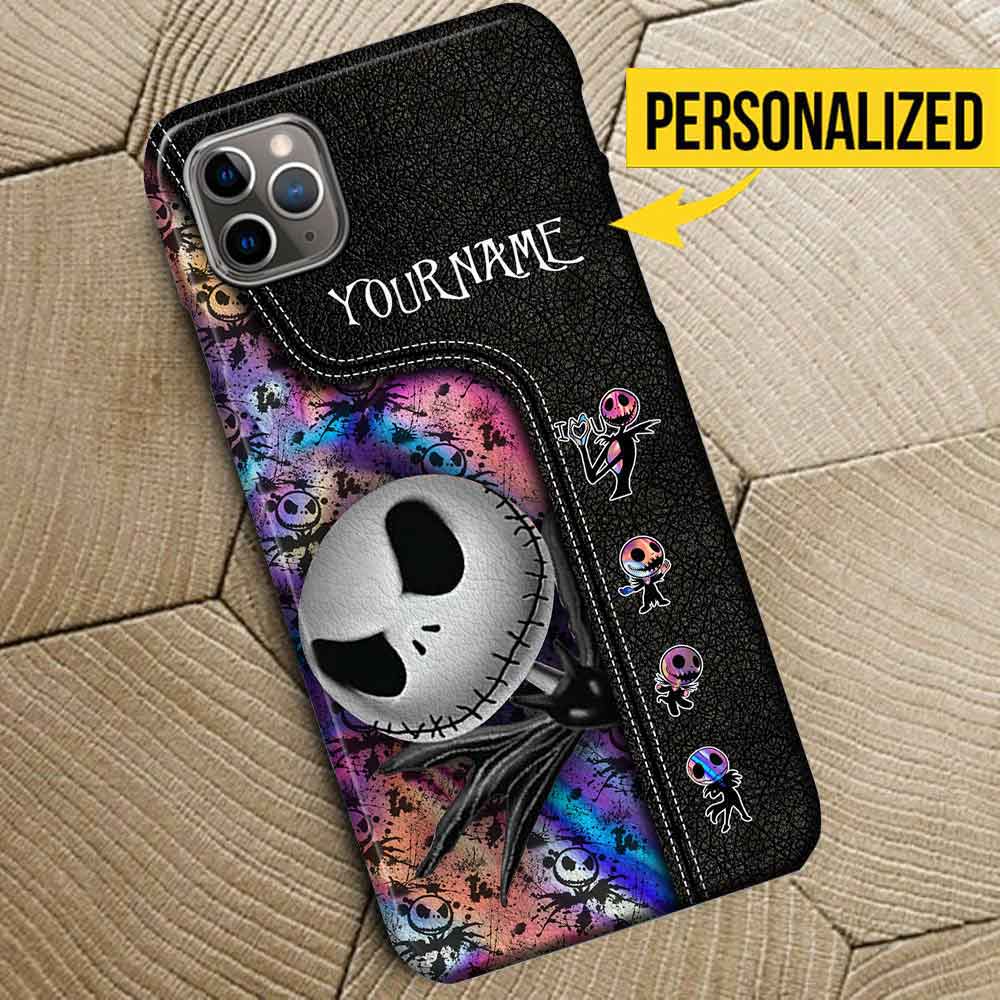 Personalized Nightmare Phone Case Custom Name Gift for Halloween