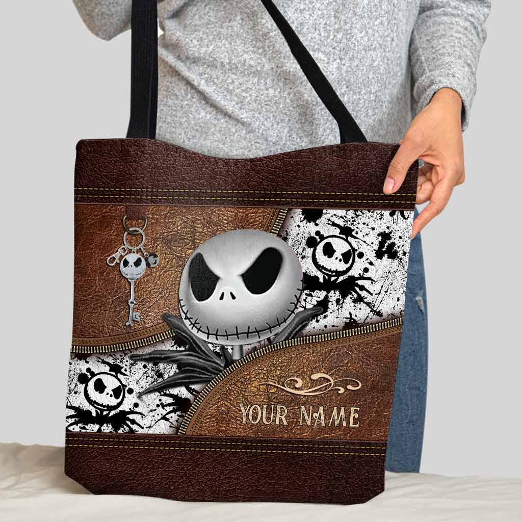 Personalized Nightmare Tote Bag Custom Name Halloween Gift