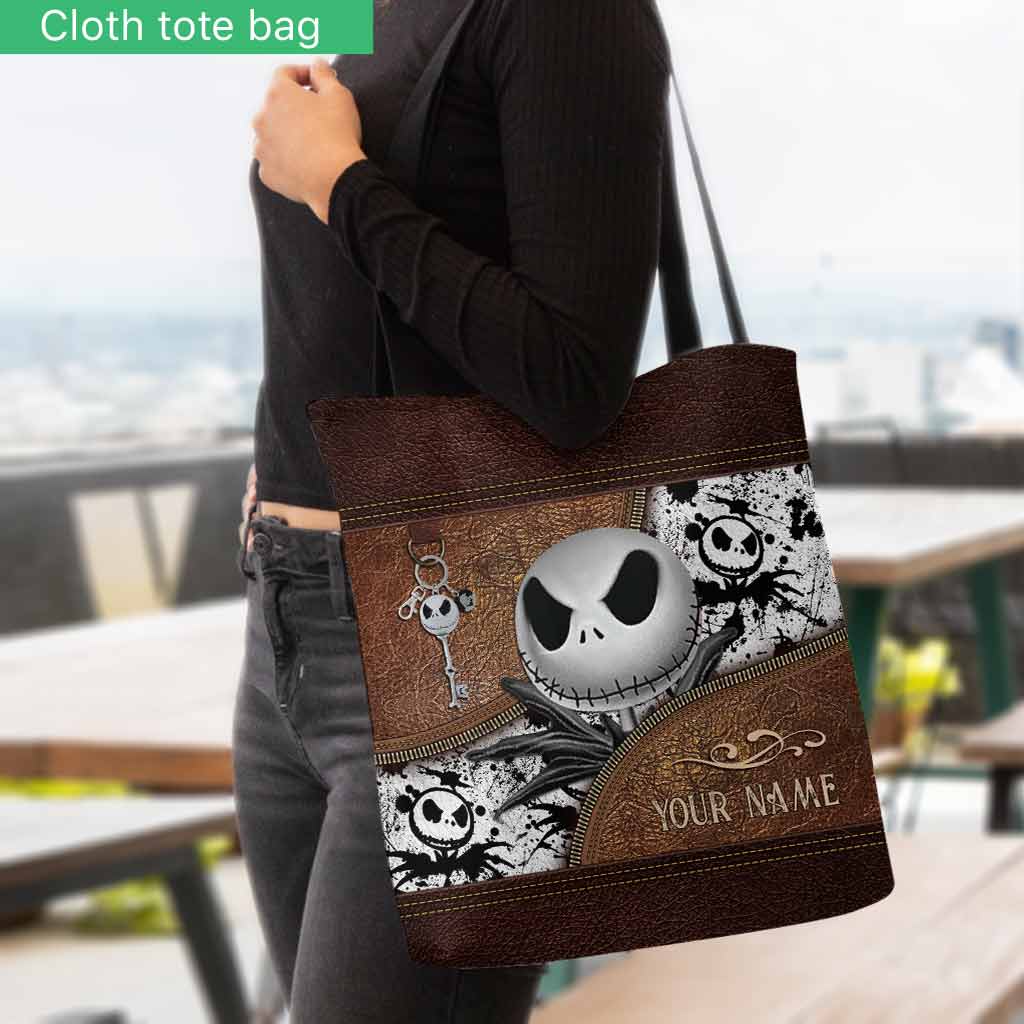 Personalized Nightmare Tote Bag Custom Name Halloween Gift
