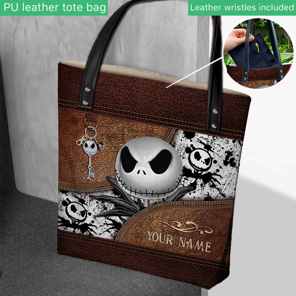 Personalized Nightmare Tote Bag Custom Name Halloween Gift