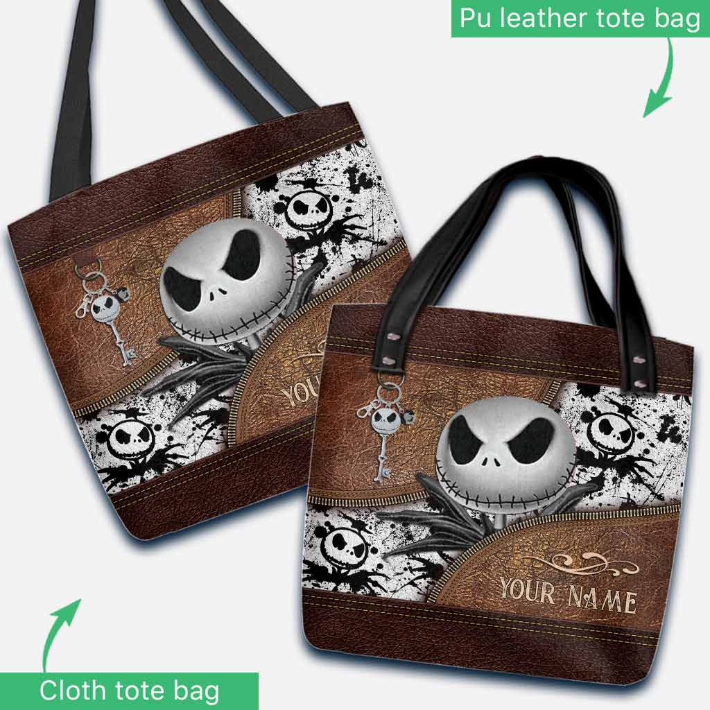 Personalized Nightmare Tote Bag Custom Name Halloween Gift