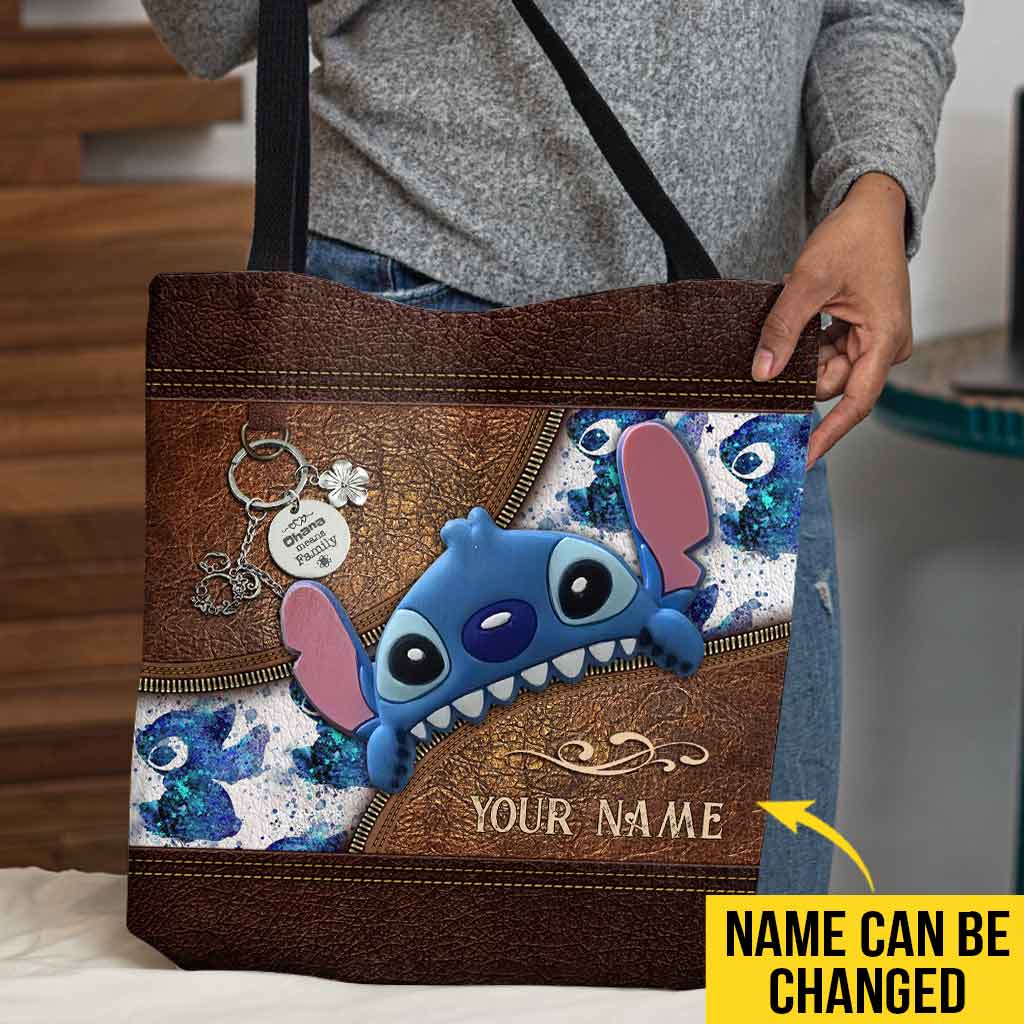Personalized Ohana Tote Bag Custom Name Gift for Mom