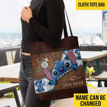 Load image into Gallery viewer, Personalized Ohana Tote Bag Custom Name Gift for Mom
