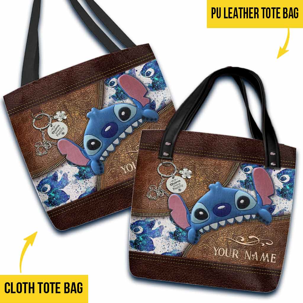 Personalized Ohana Tote Bag Custom Name Gift for Mom