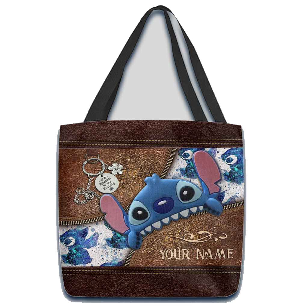 Personalized Ohana Tote Bag Custom Name Gift for Mom