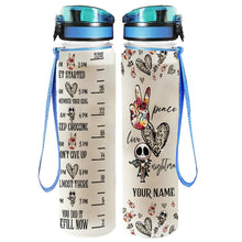 Load image into Gallery viewer, Personalized Nightmare Water Tracker Bottle Custom Name Gift
