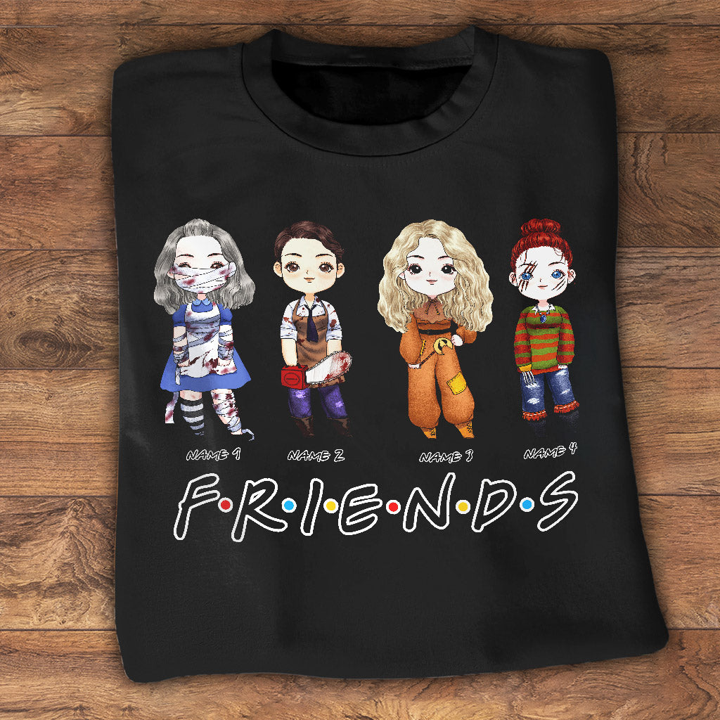 Personalized Bestie T-shirt & Hoodie Custom Names Gift