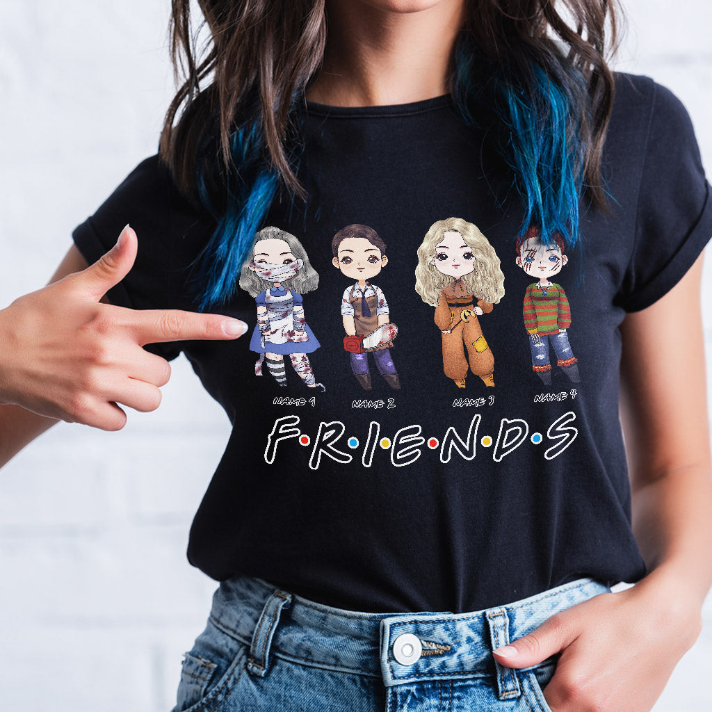 Personalized Bestie T-shirt & Hoodie Custom Names Gift