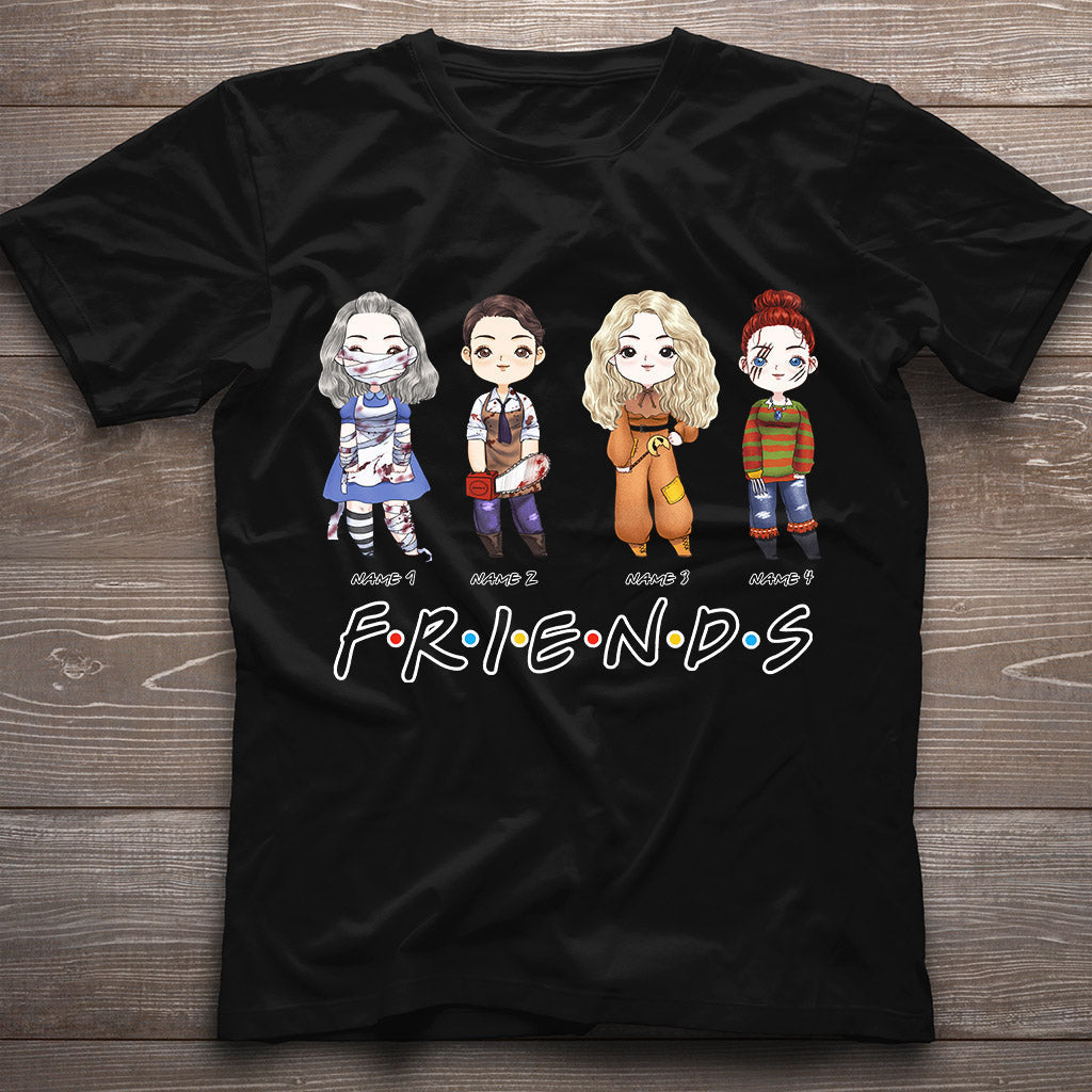 Personalized Bestie T-shirt & Hoodie Custom Names Gift