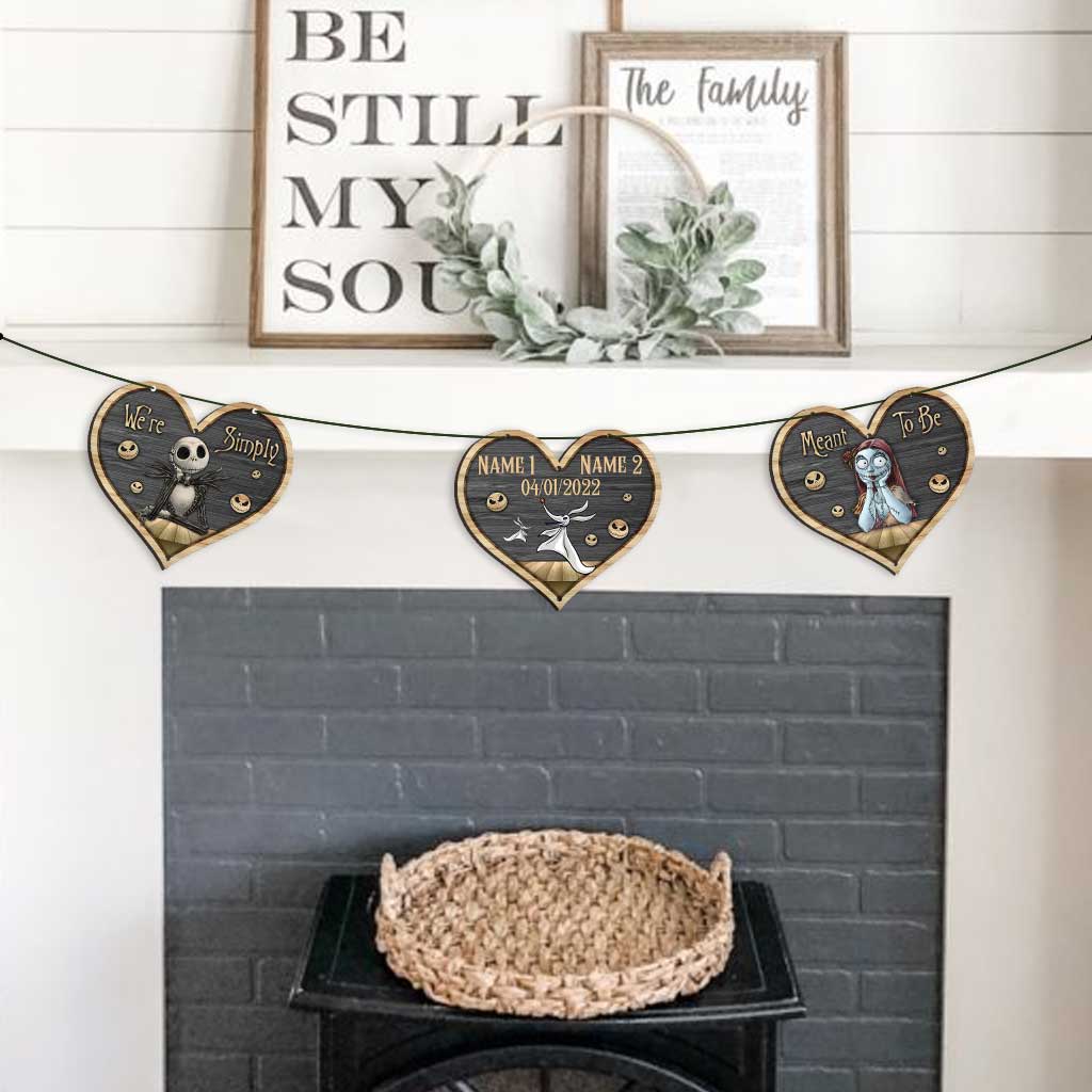 Personalized 3-Piece Couple Garland for Christmas Decor