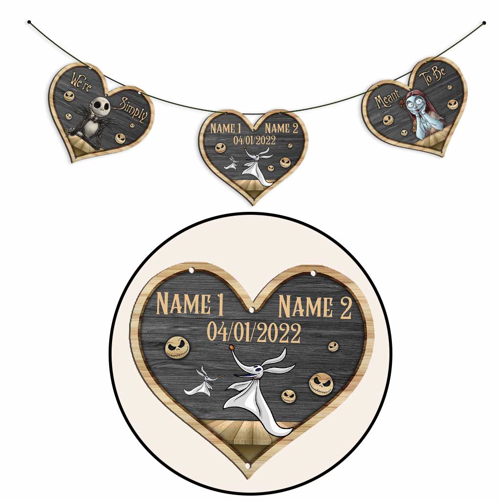 Personalized 3-Piece Couple Garland for Christmas Decor