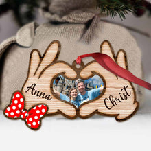 Load image into Gallery viewer, Personalized Couple Christmas Ornament Custom Photo Gift

