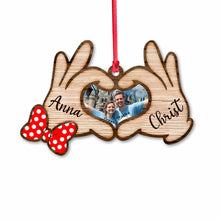 Load image into Gallery viewer, Personalized Couple Christmas Ornament Custom Photo Gift

