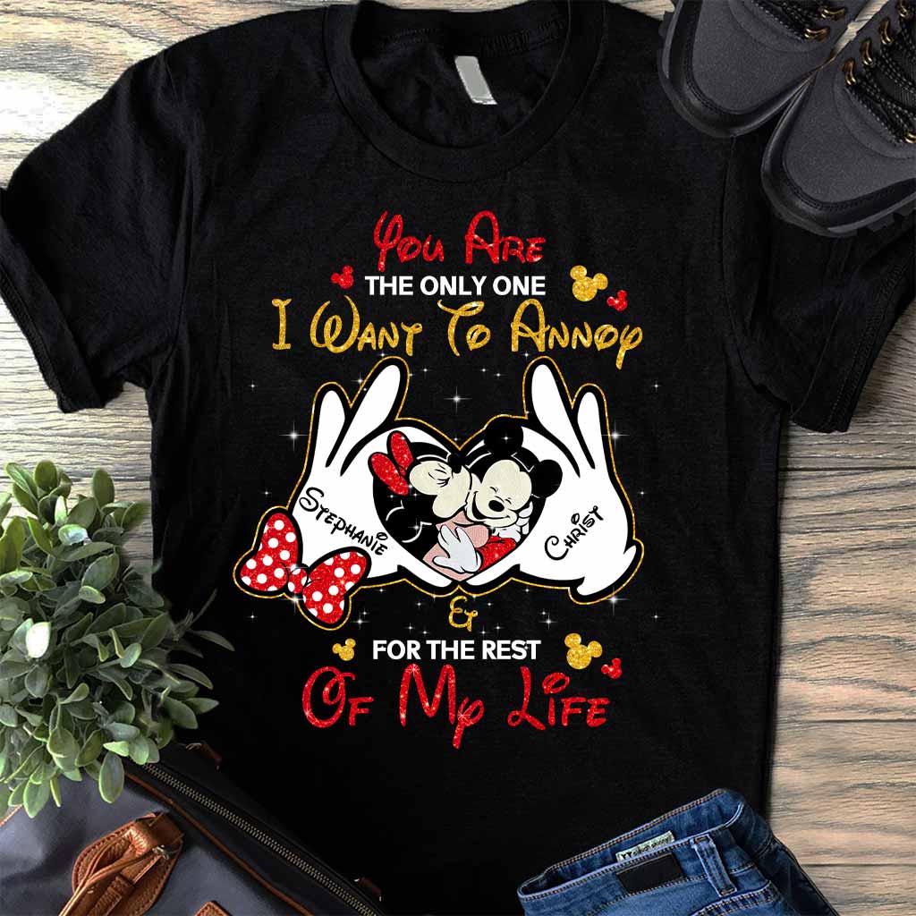 Personalized Couple T-shirt & Hoodie Custom Name Gift