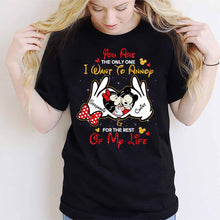 Load image into Gallery viewer, Personalized Couple T-shirt &amp; Hoodie Custom Name Gift
