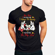 Load image into Gallery viewer, Personalized Couple T-shirt &amp; Hoodie Custom Name Gift

