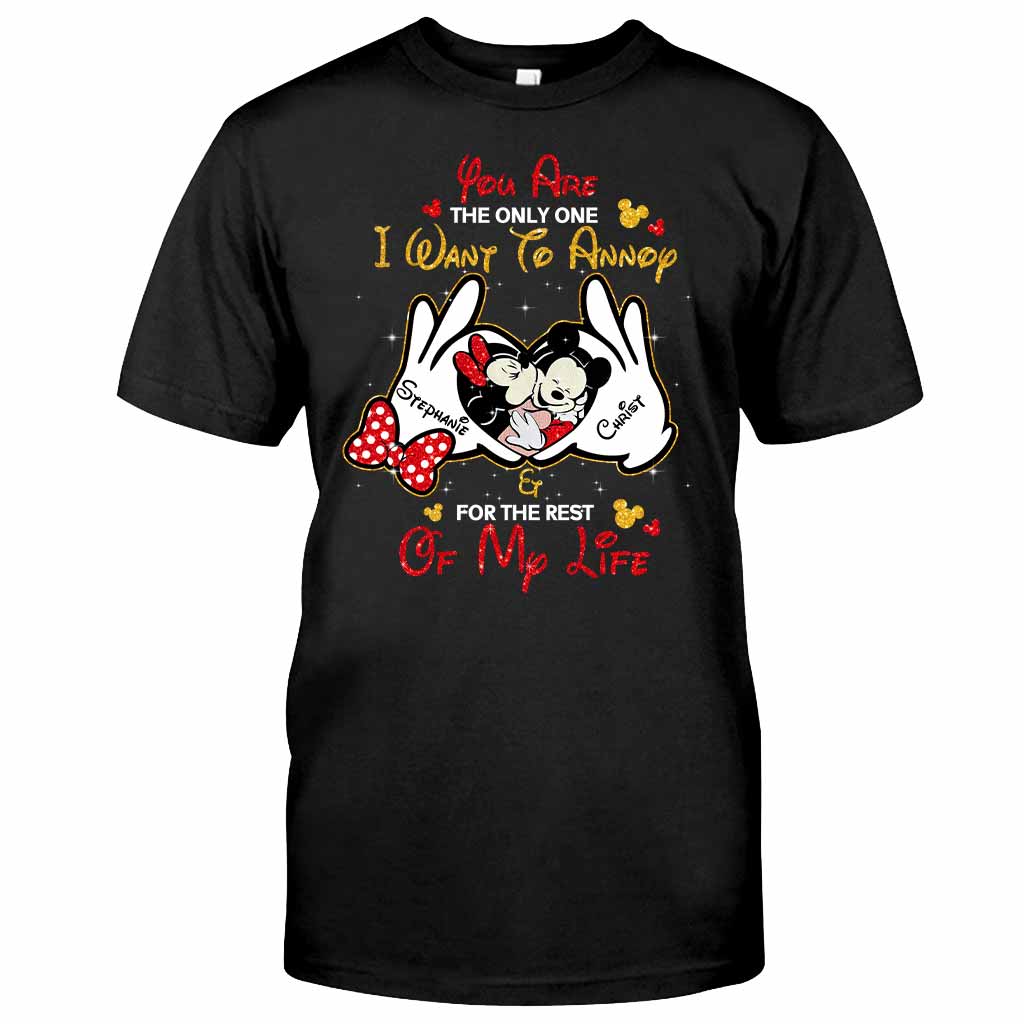Personalized Couple T-shirt & Hoodie Custom Name Gift
