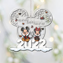Load image into Gallery viewer, Personalized Christmas Couple Ornament Custom Names Acrylic
