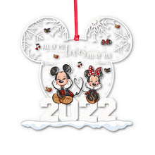 Load image into Gallery viewer, Personalized Christmas Couple Ornament Custom Names Acrylic
