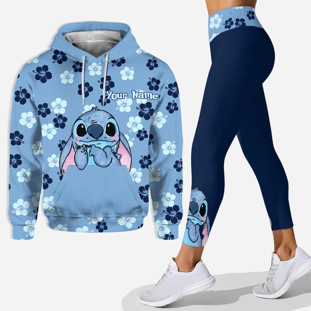 Personalized Ohana Hoodie and Leggings Set Custom Name Gift