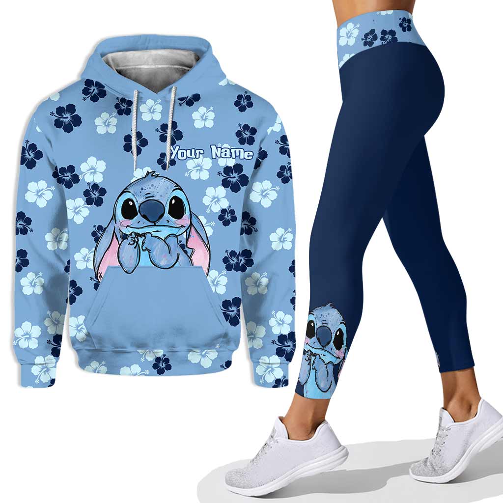 Personalized Ohana Hoodie and Leggings Set Custom Name Gift