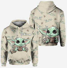 Load image into Gallery viewer, Personalized The Force Hoodie and Leggings Set Custom Name for Kids

