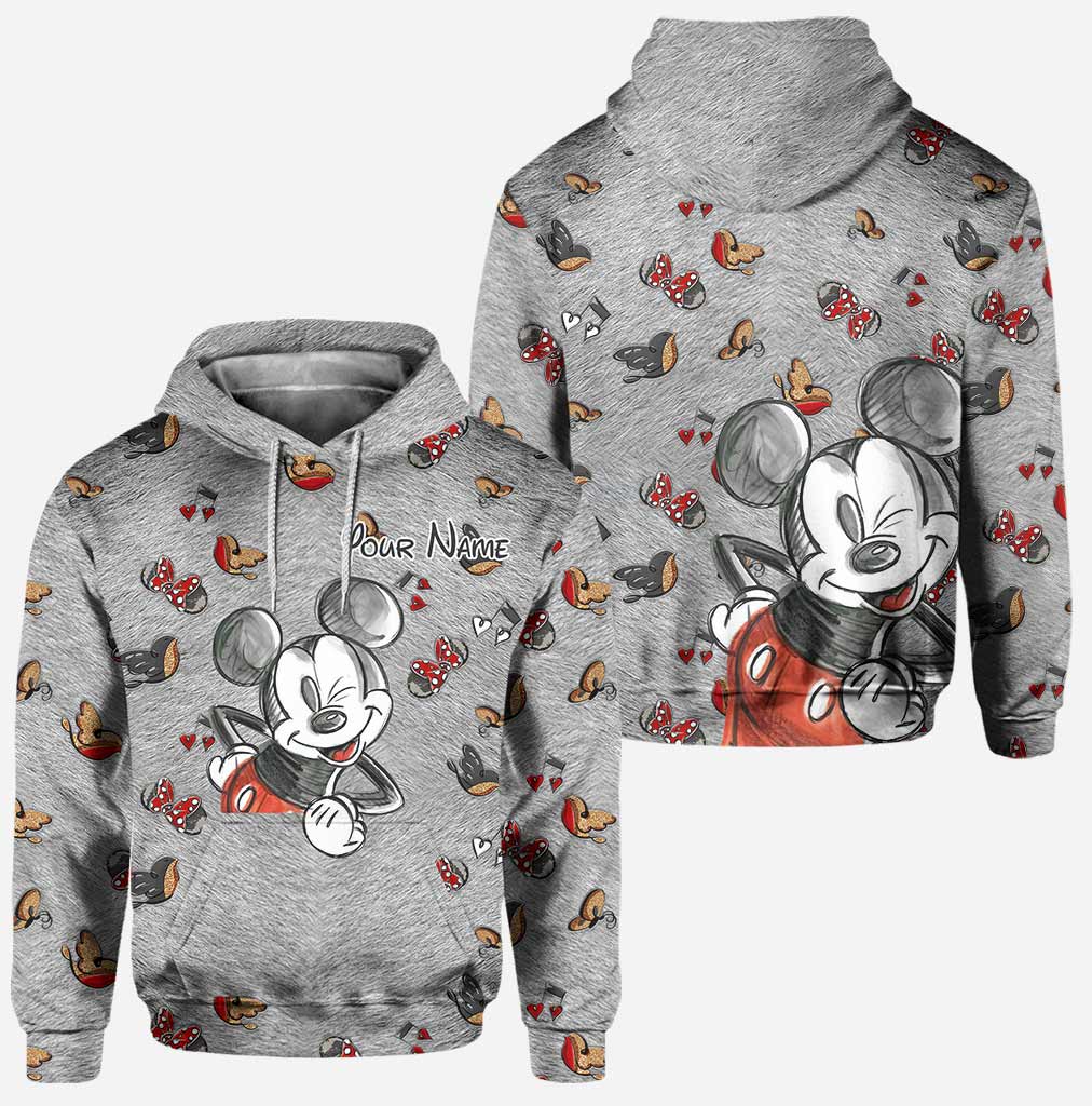 Personalized Mickey Mouse Hoodie & Leggings Set for Kids