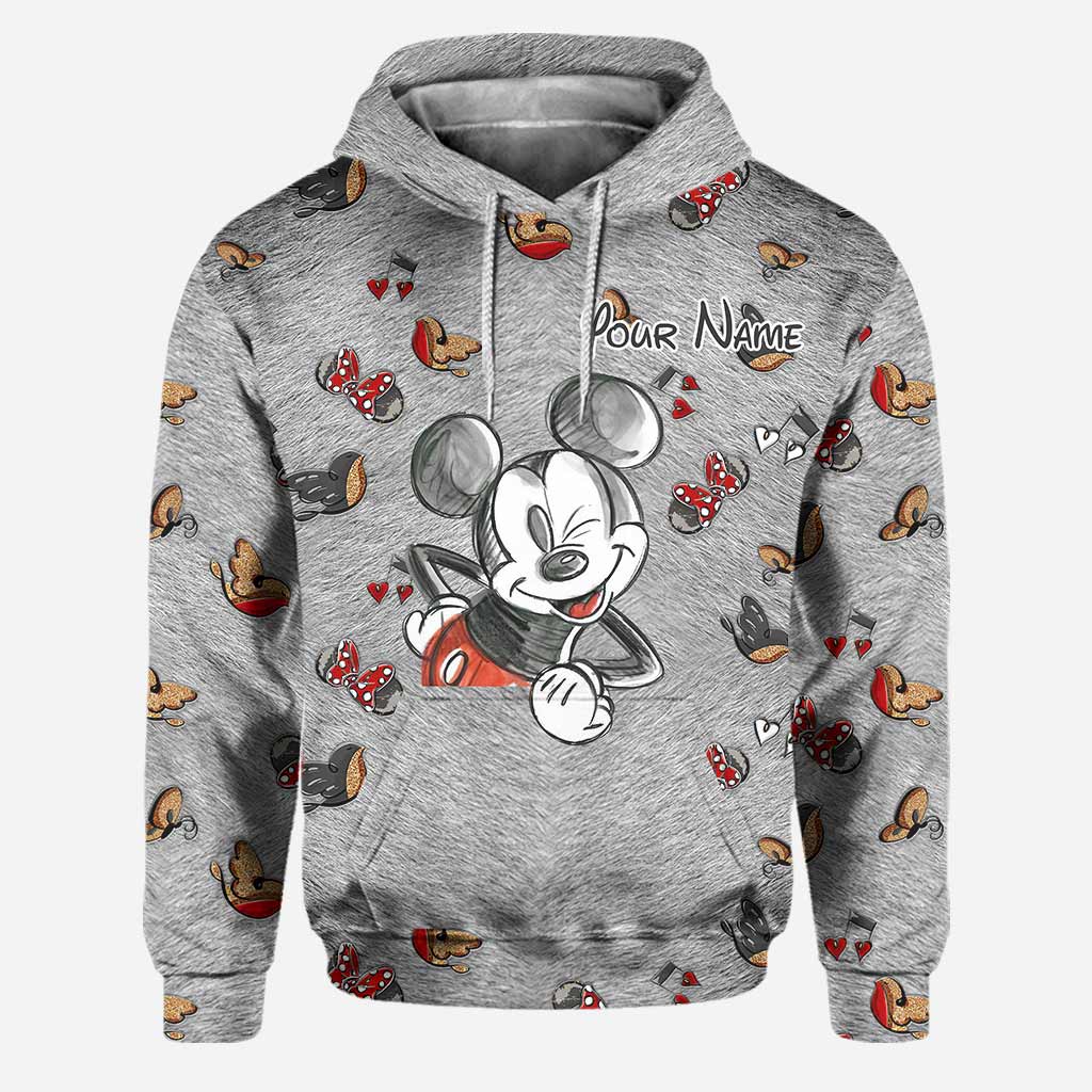Personalized Mickey Mouse Hoodie & Leggings Set for Kids