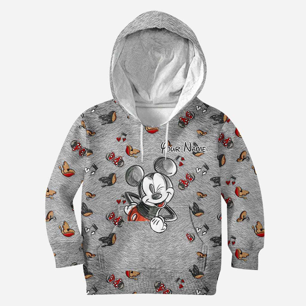 Personalized Mickey Mouse Hoodie & Leggings Set for Kids