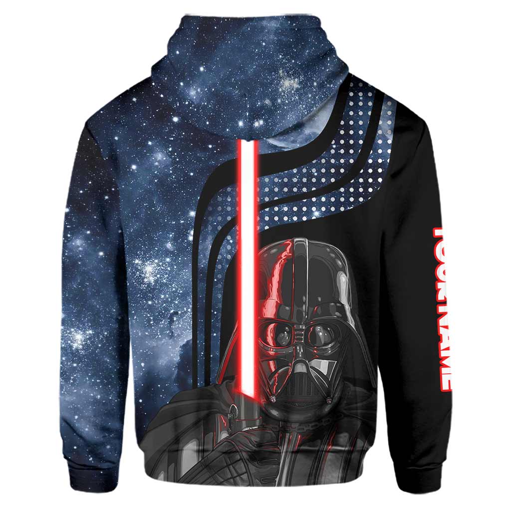 Personalized Darth Vader Hoodie & Sweatpants Set Custom Name Gift