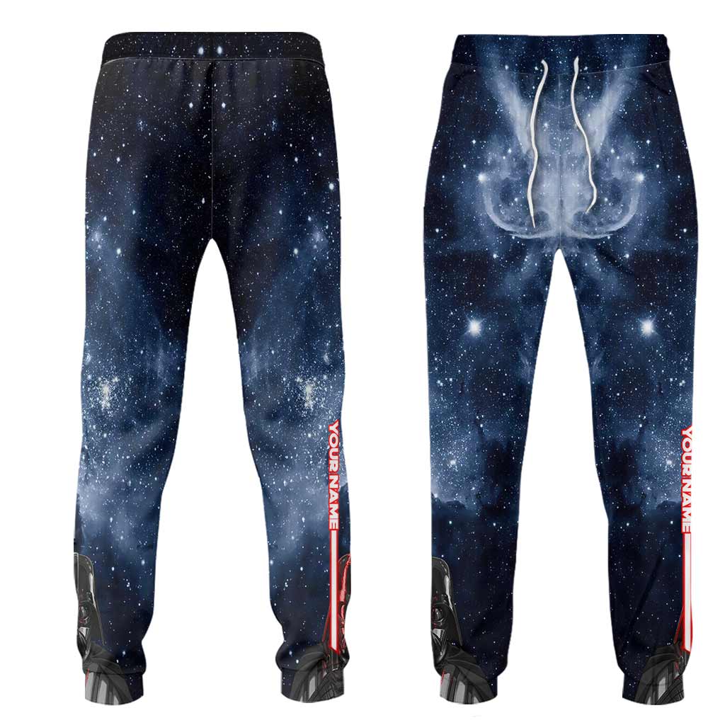 Personalized Darth Vader Hoodie & Sweatpants Set Custom Name Gift