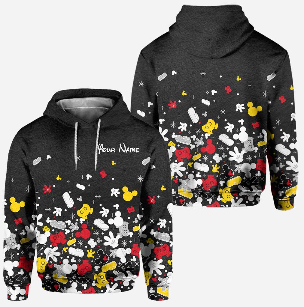 Personalized Mouse Hoodie and Leggings Set Custom Name Gift