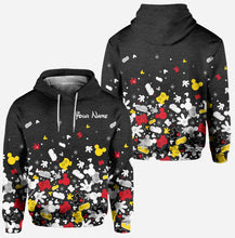 Load image into Gallery viewer, Personalized Mouse Hoodie and Leggings Set Custom Name Gift
