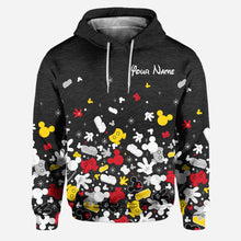 Load image into Gallery viewer, Personalized Mouse Hoodie and Leggings Set Custom Name Gift
