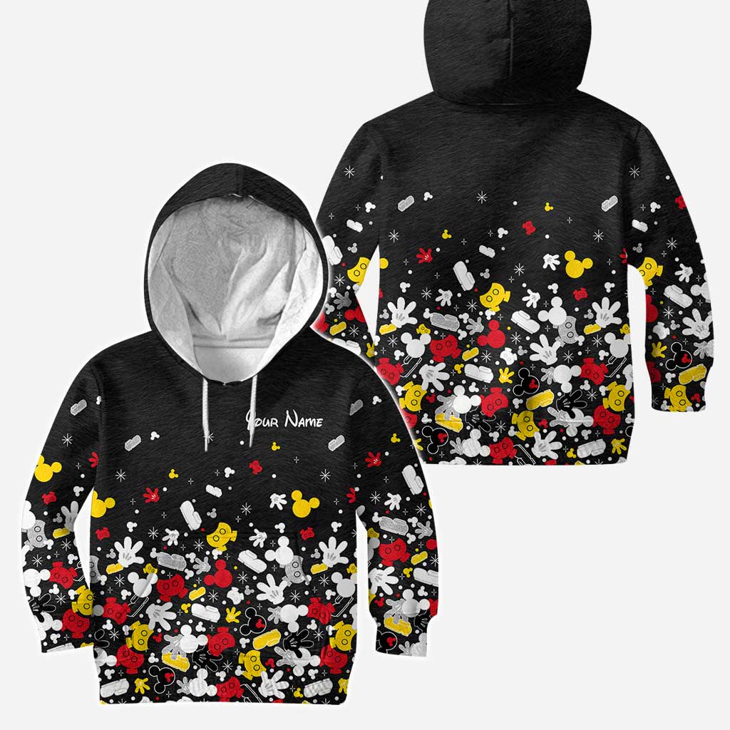 Personalized Mouse Hoodie and Leggings Set Custom Name Gift