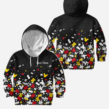 Load image into Gallery viewer, Personalized Mouse Hoodie and Leggings Set Custom Name Gift
